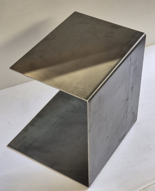 Steel side table