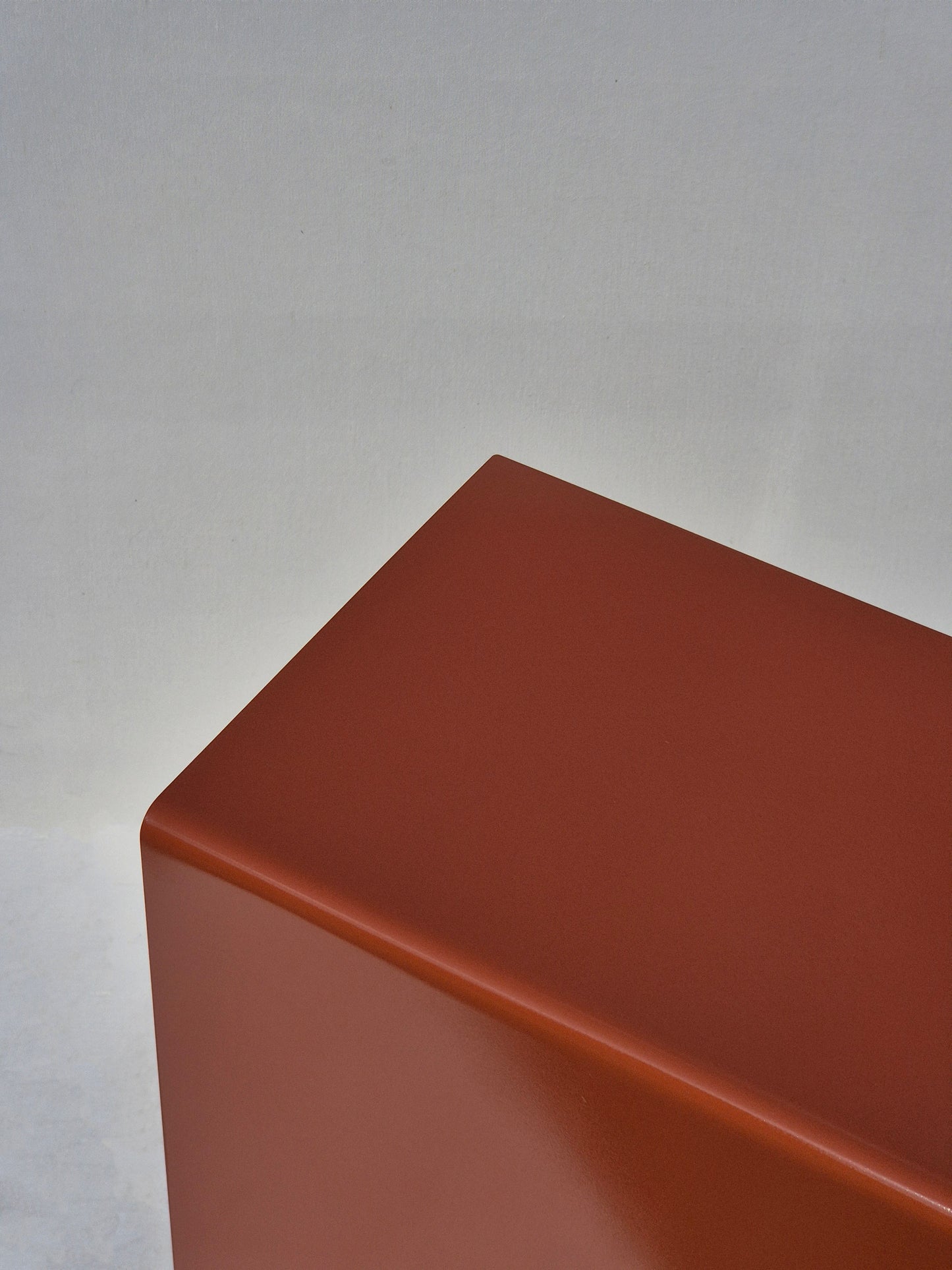 Large industrial edge sofa side table